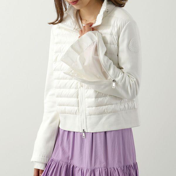 MONCLER モンクレール ダウンジャケット MAGLIA CARDIGAN マグリア カーディガン 8G500 00 V8053 レディース  ナイロン×コットン 切替 ブルゾン 032