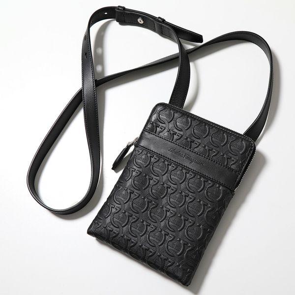 Salvatore Ferragamo ガンチーニ フォンホルダー クロスバッグ