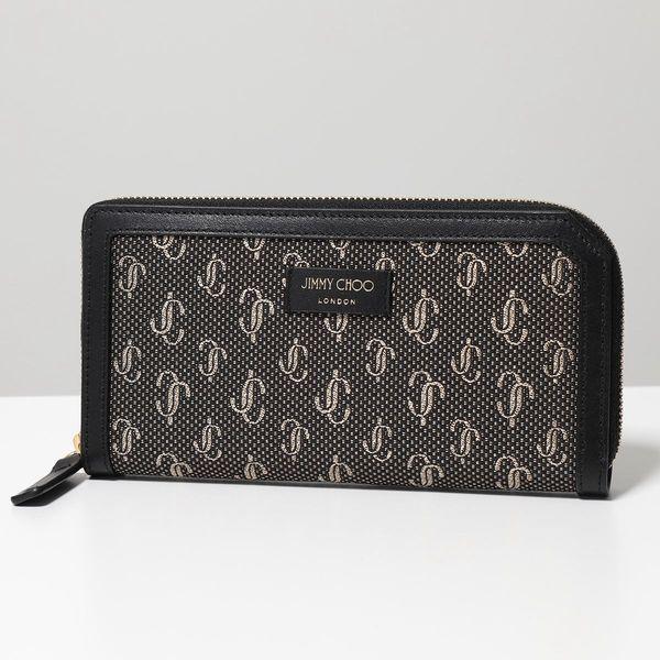 JIMMY CHOO（ジミーチュウ） ラウンドファスナー長財布 CARNABY S RAU