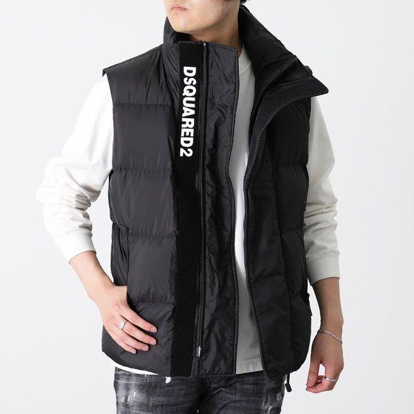 DSQUARED2 ディースクエアード ダウンベスト PUFFER VEST S74FB0316