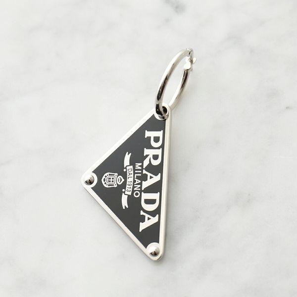 PRADA プラダ ピアス 1JO719 2DSP レディース 片耳販売 三角ロゴ PRADA プラダ ピアス 1JO719 2DSP レディース 片耳販売 三角ロゴ