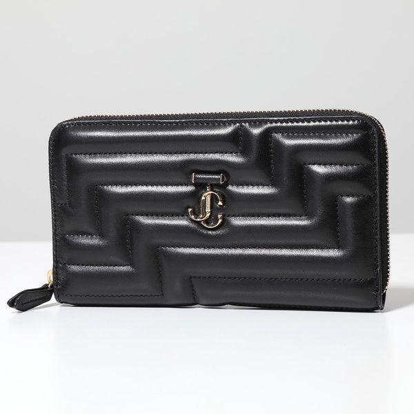 JIMMY CHOO Jimmy Choo ジミーチュウ ラウンドファスナー長財布 PIPPA 