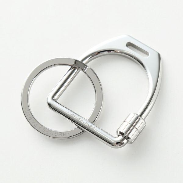 【値下げ中/早い者勝ち】エルメス キーホルダー エトリエ HERMES エルメス キーリング Etrier エトリエ H077215FJ メンズ