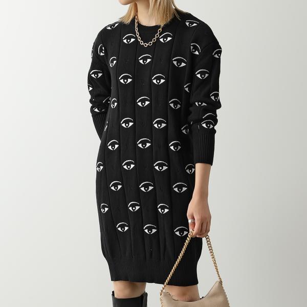 値下げ中‼️KENZO アシンメトリー　シースルー　ラメ　ニットドレス　ケンゾー KENZO アシンメトリーシースルーラメニットドレスケンゾー