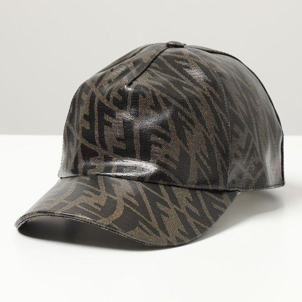 Fendi ロゴキャップ　ズッカ柄 FENDI キャップFFロゴ ズッカ柄【正規品】