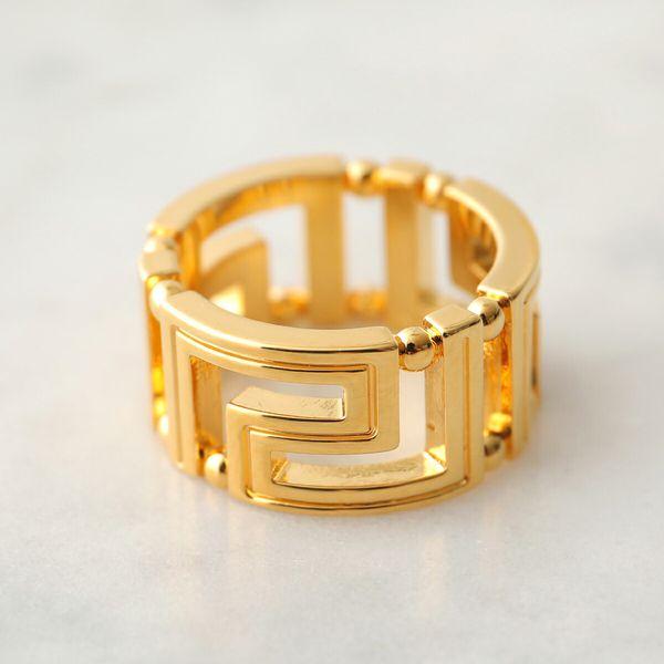 VERSACE ヴェルサーチ リング DG57594 DJMT レディース グレカモチーフ  