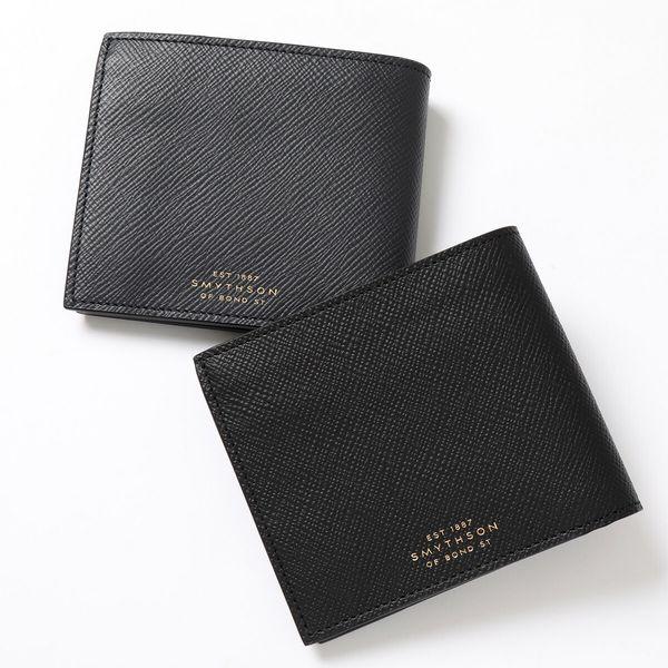 Smythson（スマイソン） 二つ折り財布 PMA 4CC N/CASE W/COIN PRS