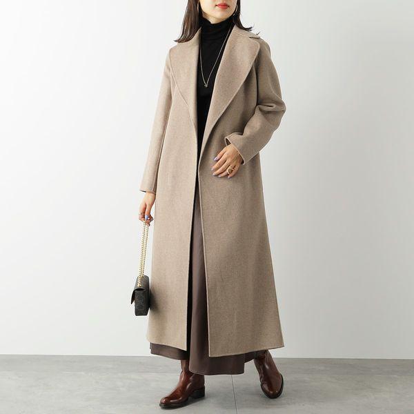 S MaxMara エス マックスマーラ POLDO ロングコート レディース ダブルフェイスコート ベルテッド ピュア ヴァージンウール  094/BEIGE