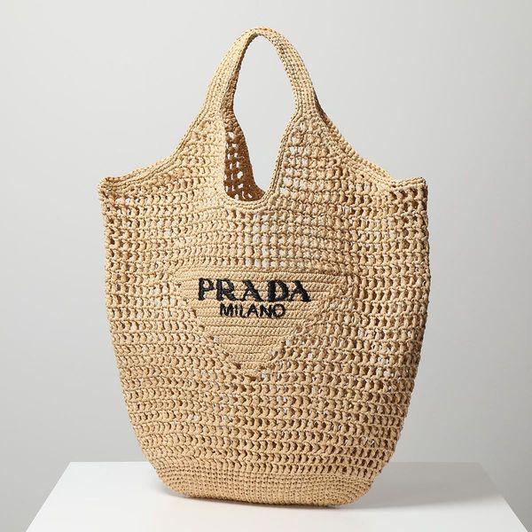 PRADA プラダ かごバッグ 1BG424 OOO 2A2T レディース ラフィア PRADA プラダ かごバッグ 1BG424 OOO 2A2T レディース ラフィア
