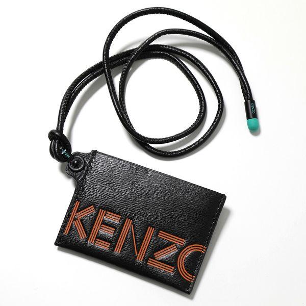 KENZO ケンゾー カードホルダー 5PM220 L43 メンズ レザー ネック