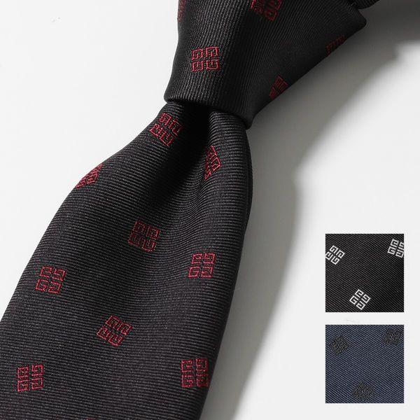 GIVENCHY（ジバンシィ） ネクタイ J1752 メンズ 4Gエンブレム 刺繍
