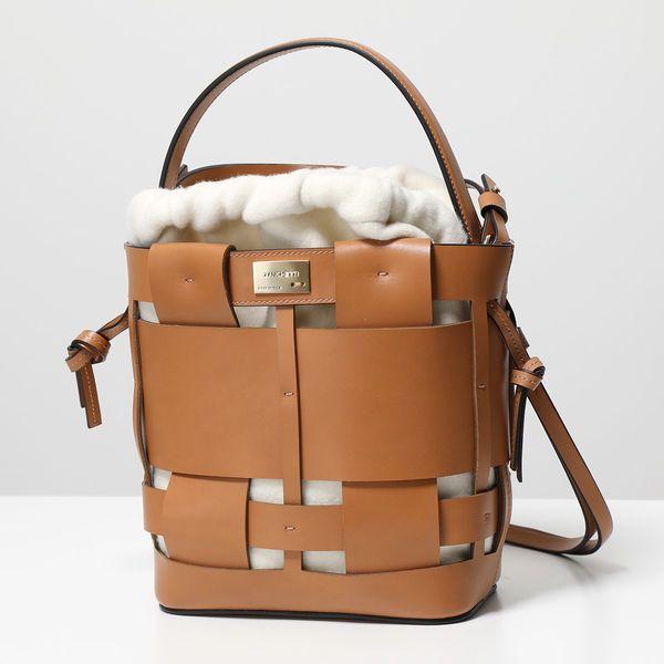 ZANCHETTI ザンケッティ ショルダーバッグ WOVEN BUCKET SMALL WBUS 