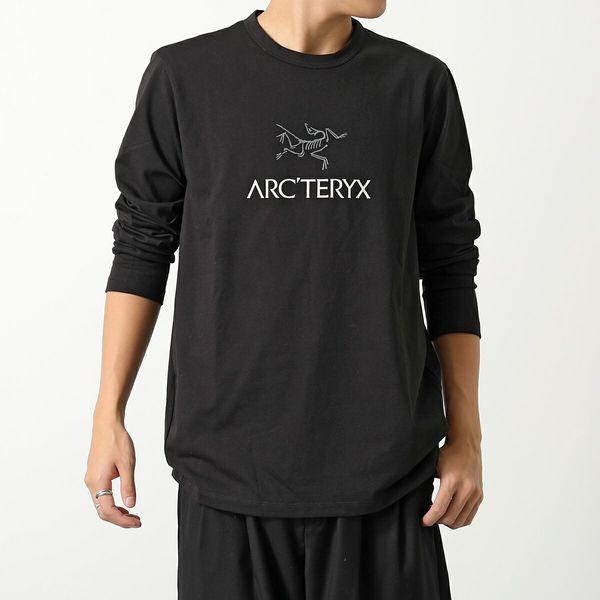 ARCTERYX アークテリクス ロンT 30225 Captive Arc'word LS Shirt M アークワード メンズ Tシャツ ロゴ  ストレッチ クルーネック 長袖 Black/BLK