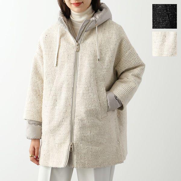 DUNO デュノ YUMA Wool Down Jacket ウールダウンジャケット DUNO デュノ ダウンジャケット YUMA L LANA レディース ツイード