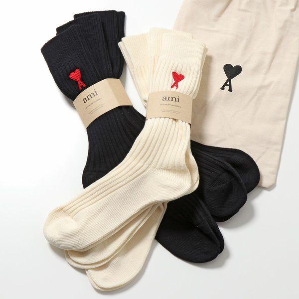 ami paris アミパリス ソックス 3Pセット THREE-PACK ADC SOCKS USC606