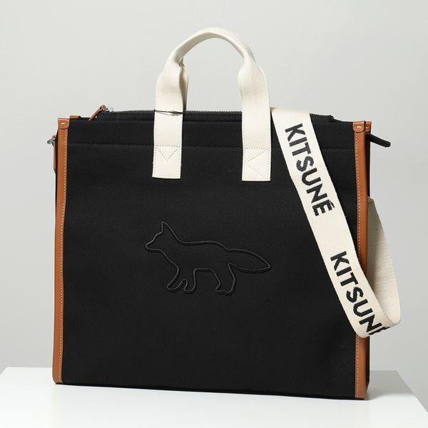 MAISON KITSUNE メゾンキツネ トートバッグ CONTOUR FOX E/W MAISON KITSUNE メゾンキツネ トートバッグ CONTOUR FOX E/W