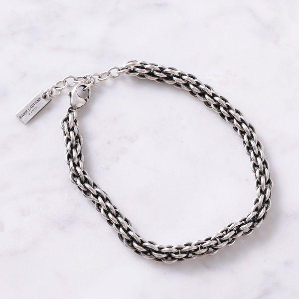 SAINT LAURENT シルバーリンクブレスレット
