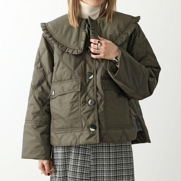 GANNI ガニー キルティングジャケット F7159 6469 レディース GANNI ガニー キルティングジャケット F7159 6469 レディース