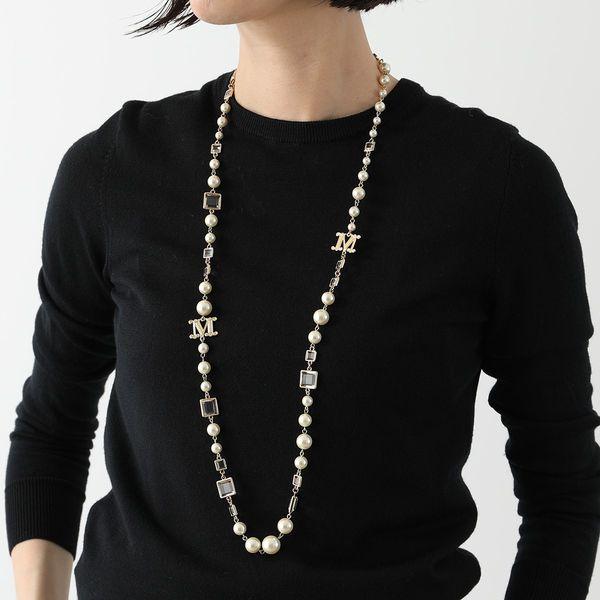 MaxMara ネックレス Max Mara MAX MARA マックスマーラ ネックレス MGROSGRAIN M