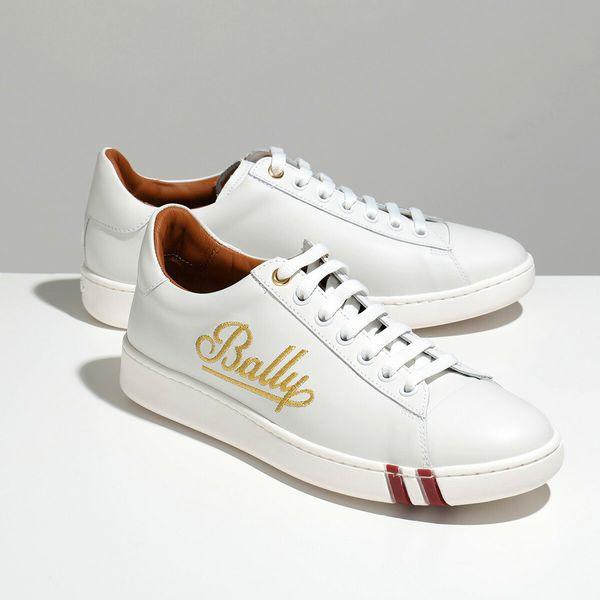 BALLY バリー スニーカー WIERA-BALLY 07 6221378 レディース ローカット ロゴ刺繍 レザー バリーストライプ ラメ  シューズ 靴 0300-WHITE : 341121271 : インポートセレクト musee - 通販 - Yahoo!ショッピング