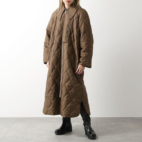 GANNI ガニー キルティングコート Ripstop Quilt Coat F7327 6469