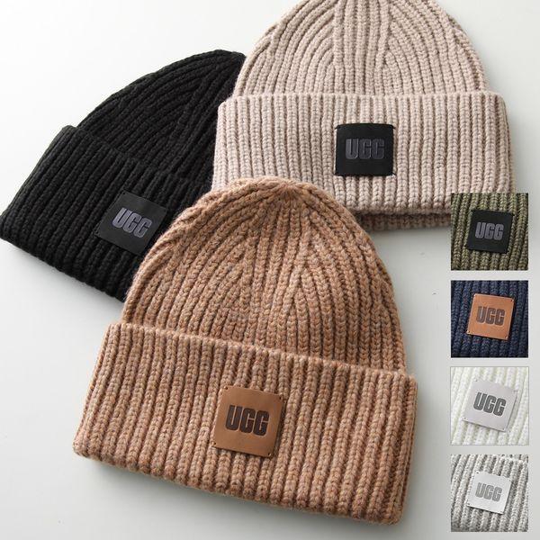 UGG アグ ニット帽 W CHUNKY RIB BEANIE LOGO 20061 メンズ UGG アグ ニット帽 W CHUNKY RIB BEANIE LOGO 20061 メンズ