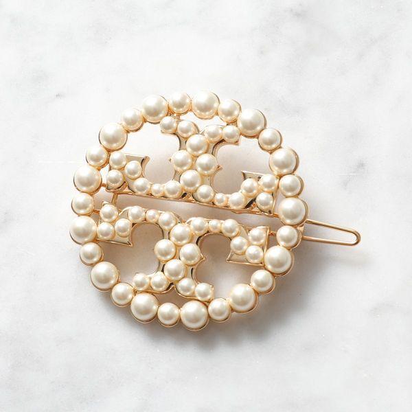 TORY BURCH トリーバーチ ヘアクリップ Kira Pearl Hair Pin TORY BURCH トリーバーチ ヘアクリップ Kira Pearl Hair Pin
