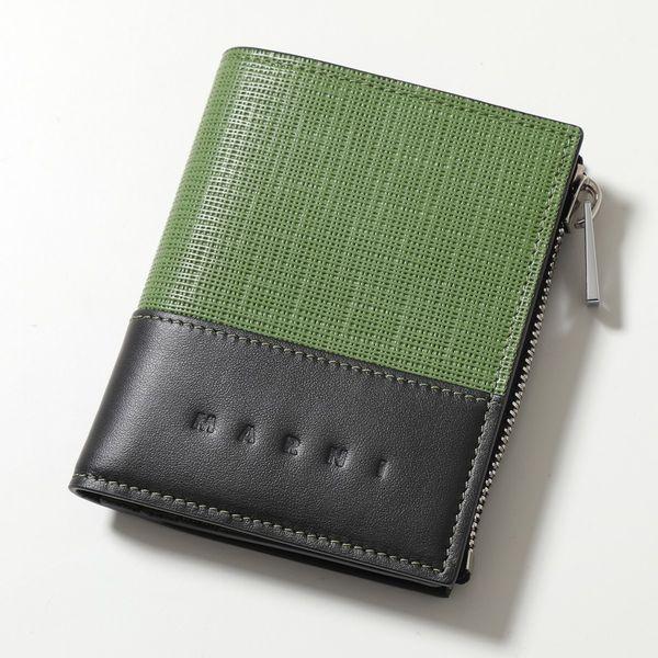MARNI マルニ 二つ折り財布 PFMI0032Q0 P3727 レディース バイカラー 