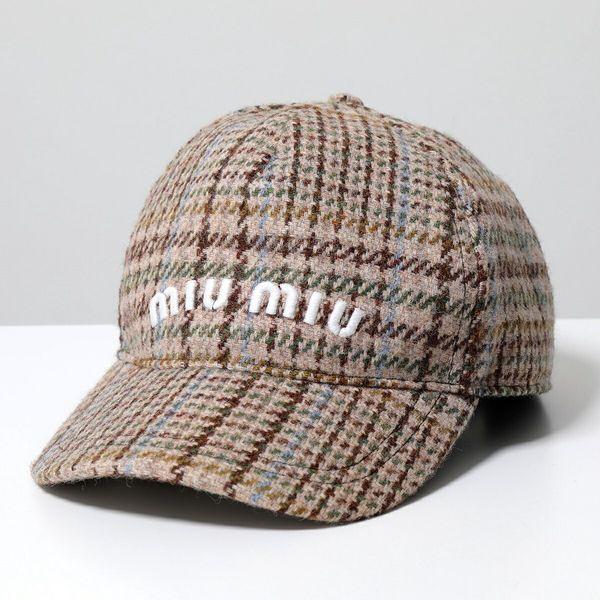 miu MIUMIU ミュウミュウ キャップ 5HC179 1V7U レディース miu MIUMIU ミュウミュウ キャップ 5HC179 1V7U レディース