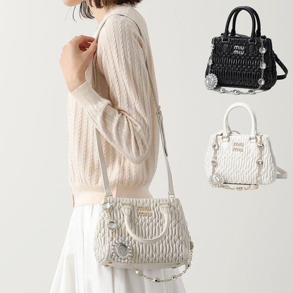 miu MIUMIU ミュウミュウ ハンドバッグ 5BA251 FVJ レディース miu MIUMIU ミュウミュウ ハンドバッグ 5BA251 FVJ レディース