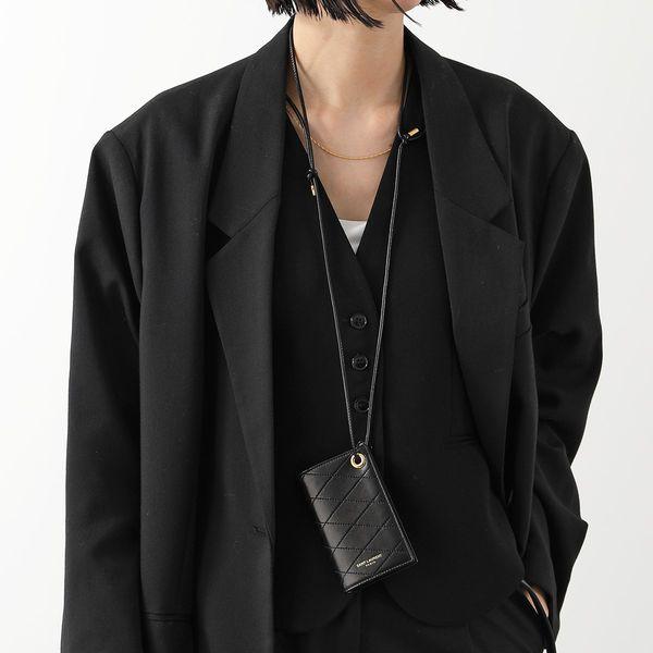 国内送関税込】SAINT LAURENT ☆ ロゴプレート カードホルダー
