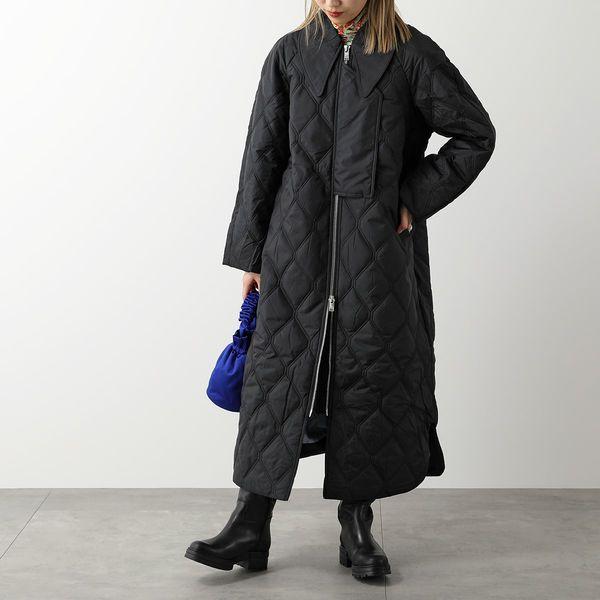 GANNI ガニー キルティングコート Ripstop Quilt Coat F7327 6469