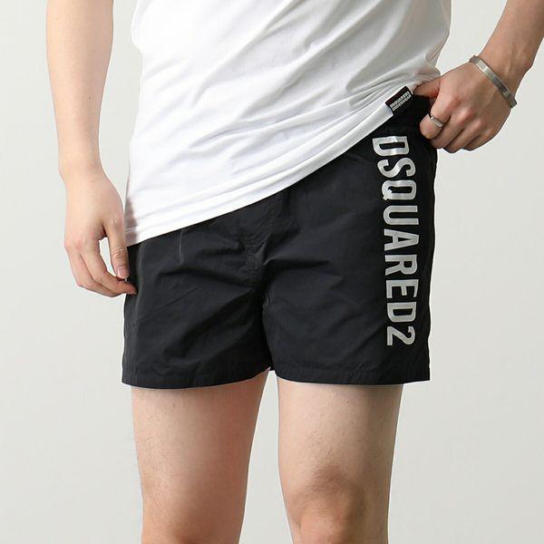 DSQUARED2 ディースクエアード スイムウェア SLANTED LOGO BOXERD MIDI 