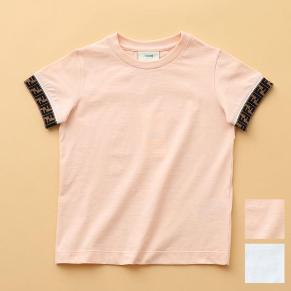 FENDI KIDS フェンディ キッズ Tシャツ JUI018 7AJ ガールズ クルー  