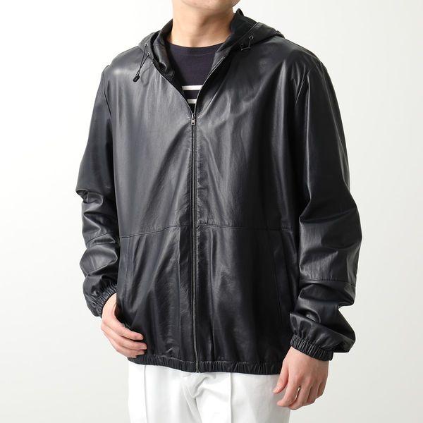 HERNO ヘルノ ブルゾン PL0086U 18089 メンズ ラムレザー パーカー 
