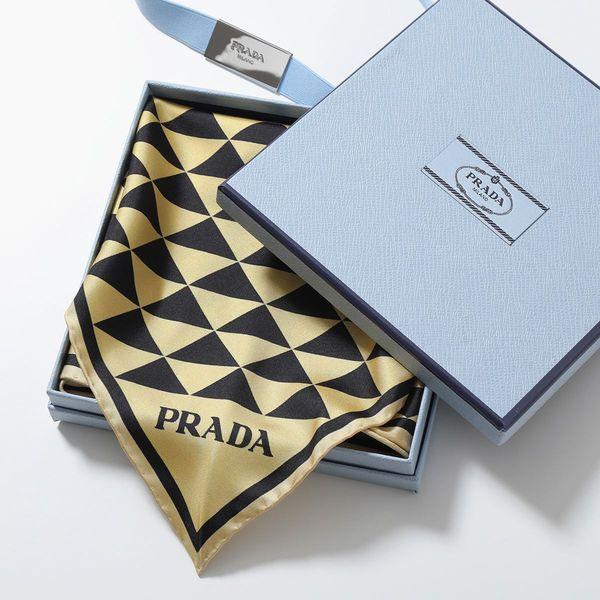 PRADA プラダ スカーフ 1FF036 2DTP レディース プリントツイル PRADA プラダ スカーフ 1FF036 2DTP レディース プリントツイル