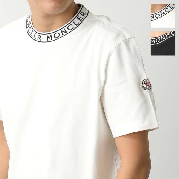 MONCLER モンクレール 半袖 Tシャツ 8C00012 8390T メンズ コットン レタリングロゴ クルーネック カラー2色