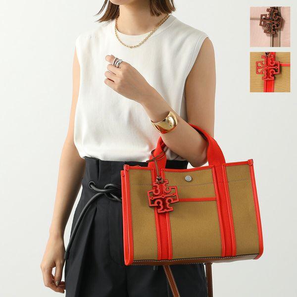 TORY BURCH 数限定 Twill Small Tory TOTE 2WAY バッグ2色