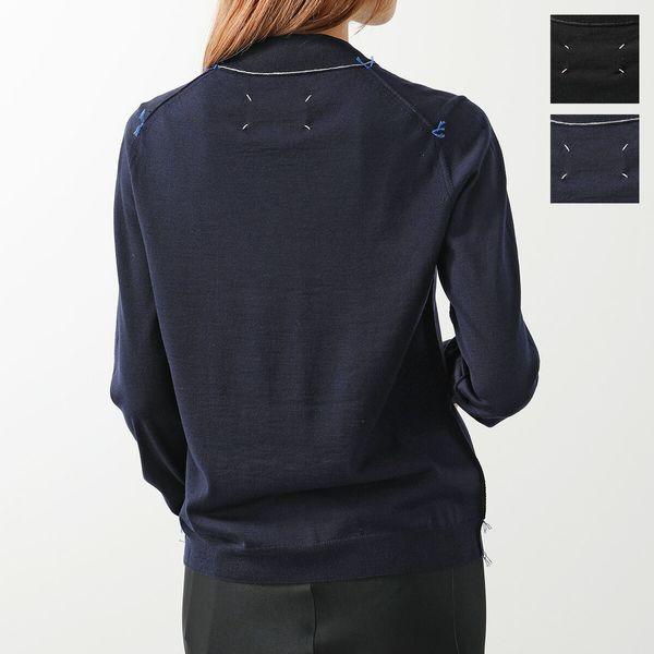 【入手困難】メゾンマルジェラ 長袖カットソー ニット グレー 4ステッチ S 入手困難】メゾンマルジェラ 長袖カットソー ニット グレー 4ステッチ S