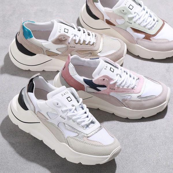 【美品】D.A.T.E スニーカー　FUGA D.A.T.E. デイト スニーカー FUGA フーガ レディース ローカット