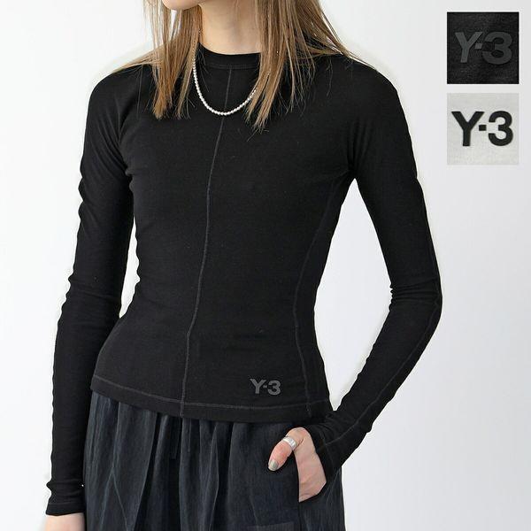 Y-3 ワイスリー 長袖Tシャツ FITTED LS TEE HY1251 レディース ロンT