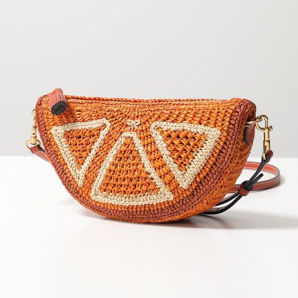 ANYA HINDMARCH アニヤハインドマーチ ショルダーバッグ Orange ANYA HINDMARCH アニヤハインドマーチ ショルダーバッグ Orange