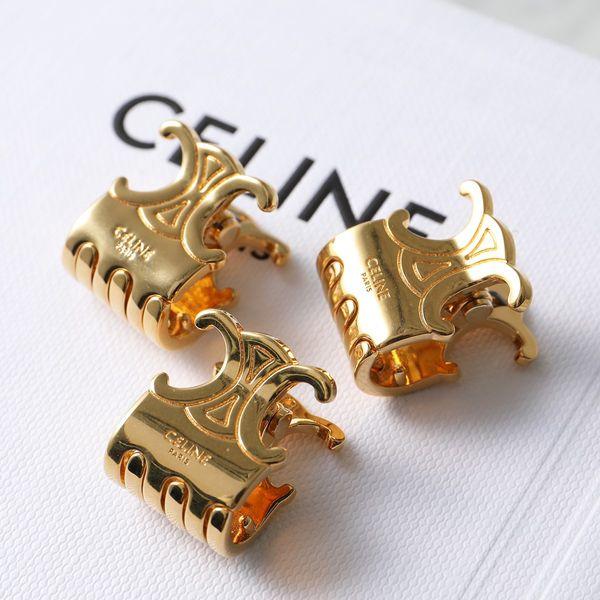 CELINE セリーヌ ヘアクリップ MINI HAIR CLAWS 46Y846BSL.35OR 