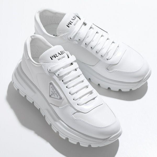 PRADA プラダ スニーカー 1E804M 3LKI レディース レザー PRADA プラダ スニーカー 1E804M 3LKI レディース レザー