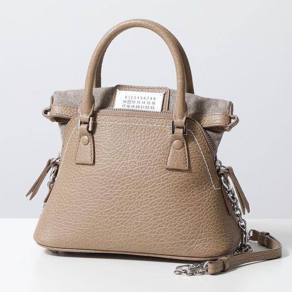 Maison Margiela 5AC ベージュ　レザーショルダーバッグ Maison Margiela MAISON MARGIELA メゾンマルジェラ ショルダー