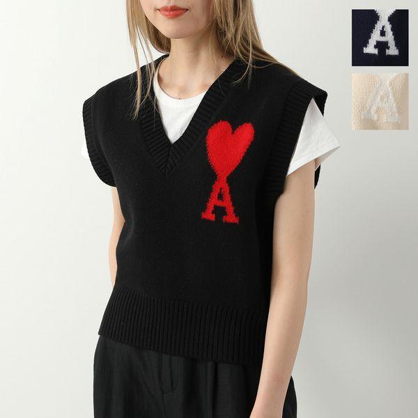 ami paris アミパリス ベスト UKS702.018 レディース ジレ V ami paris アミパリス ベスト UKS702.018 レディース ジレ V