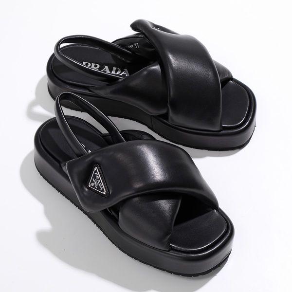 PRADA プラダ サンダル 1XZ758 2DL8 レディース ソフト パデッド PRADA プラダ サンダル 1XZ758 2DL8 レディース ソフト パデッド