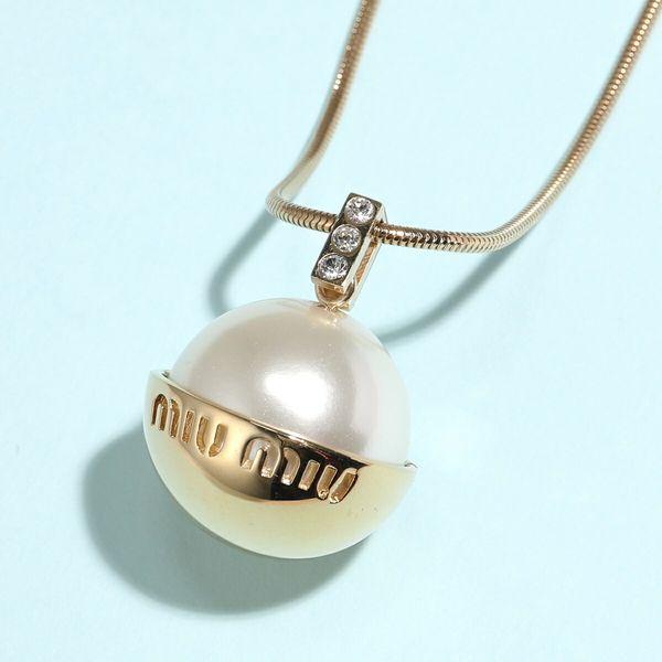 miu miu（ミュウミュウ） ネックレス 5JC977 2F6X レディース