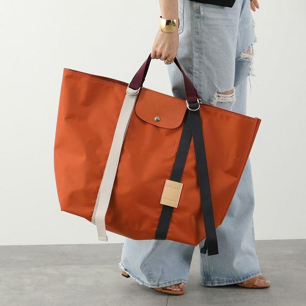 Longchamp Le Pliage Small Re-Play Tote Bag Carotte