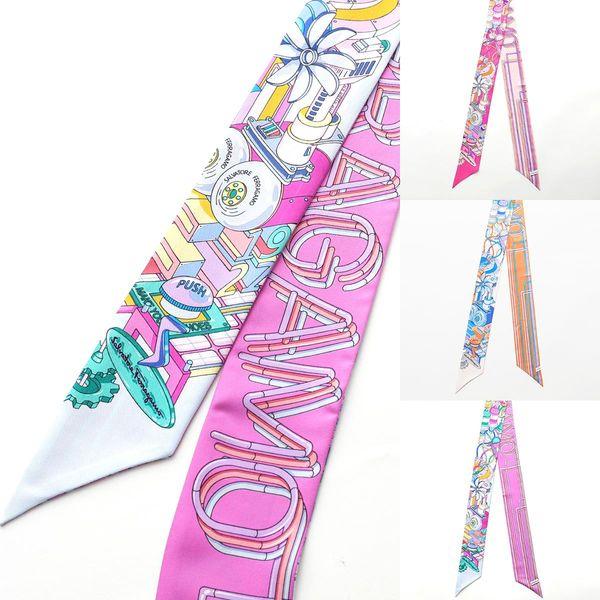 フェラガモ スカーフ　美品　ピンク FERRAGAMO フェラガモ リボン スカーフ 32 0438 レディース